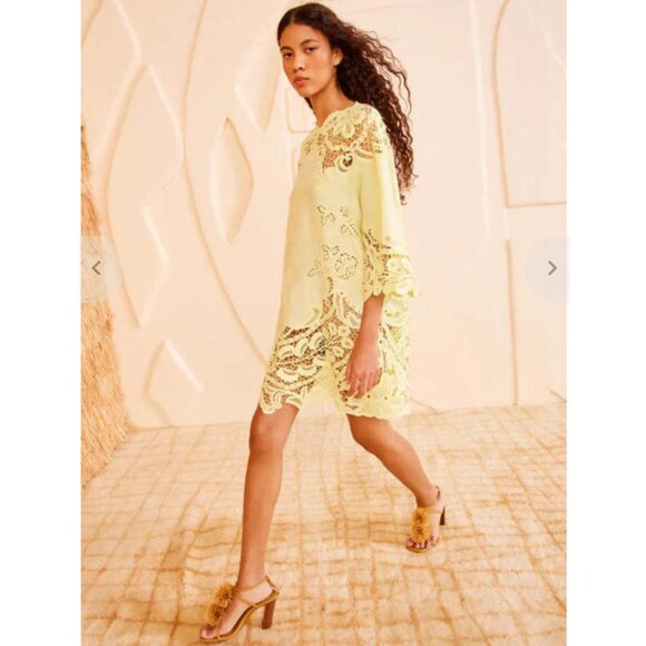 ULLA JOHNSON BRINNA MINI DRESS/TUNIC SISE ^ US NEW - Picture 2 of 16